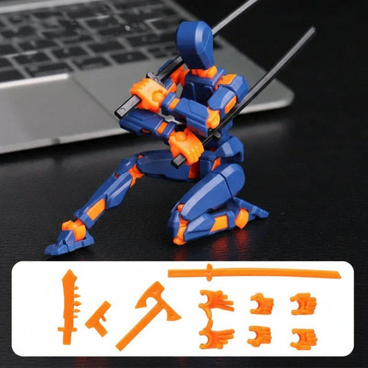 Skorter | 3D-printed mech action figure with multi-joint movement