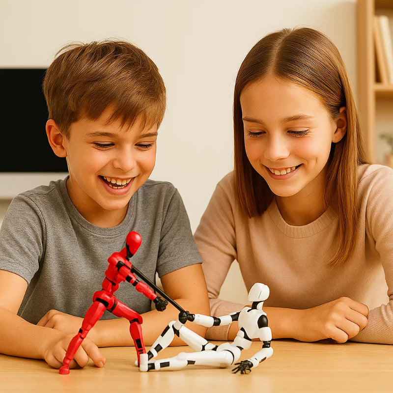 Skorter | 3D-printed mech action figure with multi-joint movement