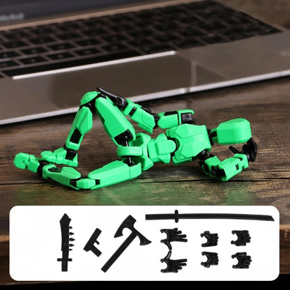 Skorter | 3D-printed mech action figure with multi-joint movement