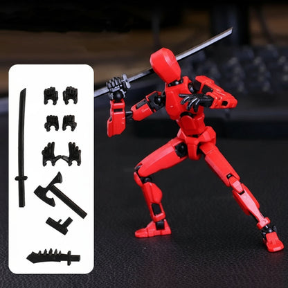Skorter | 3D-printed mech action figure with multi-joint movement