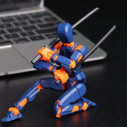 Skorter | 3D-printed mech action figure with multi-joint movement