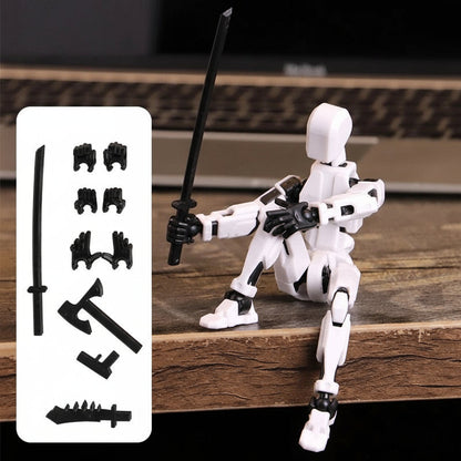 Skorter | 3D-printed mech action figure with multi-joint movement