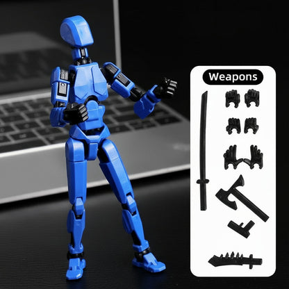 Skorter | 3D-printed mech action figure with multi-joint movement