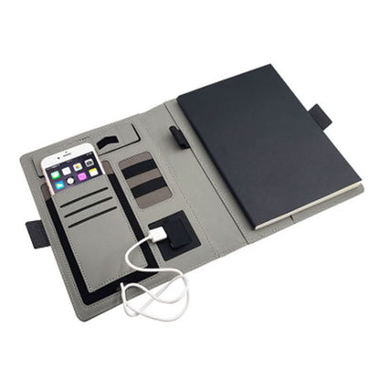 Skorter | A5 Leather Notebook with Wireless Charging Function