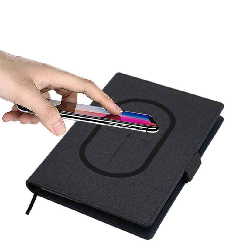 Skorter | A5 Leather Notebook with Wireless Charging Function