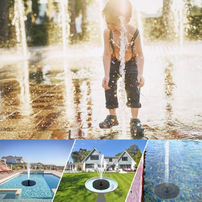 Skorter | Sophia AquaGlow Solar Fountain – Charming Garden Decoration Fountain