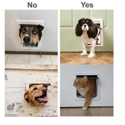 Skorter | and Dog Door with Security Door Flap Medium Size