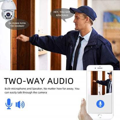 Skorter | PTZ WiFi Security Camera Includes 32GB Micro SD Card