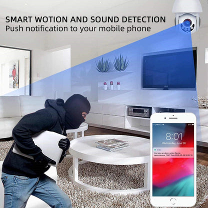 Skorter | PTZ WiFi Security Camera Includes 32GB Micro SD Card
