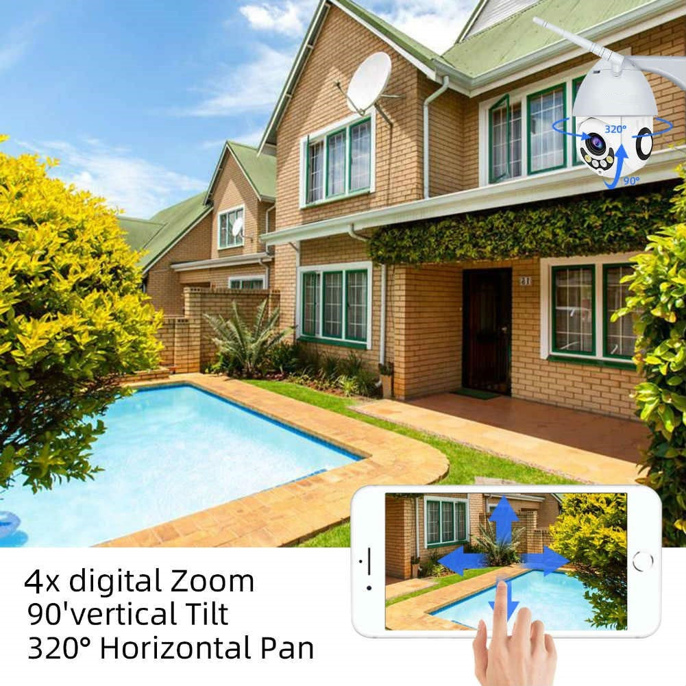 Skorter | PTZ WiFi Security Camera Includes 32GB Micro SD Card