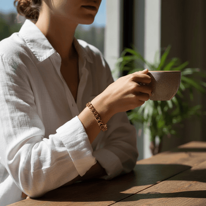 Skorter | Armored Chain Bracelet with Punk-Inspired Design