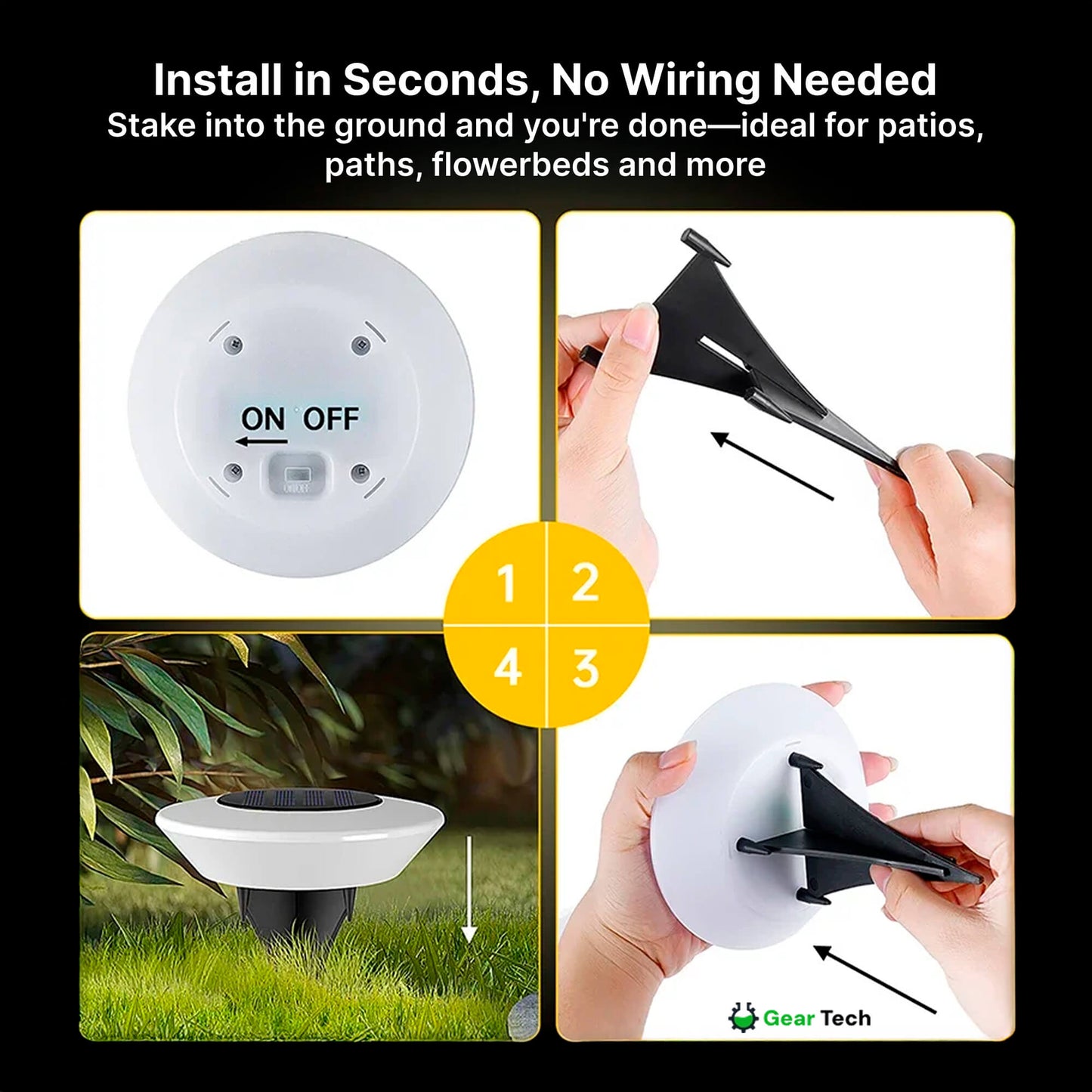 Skorter | Solar-Powered Garden Lights | Rust-Proof, Weatherproof & Ideal for Year-Round Outdoor Use