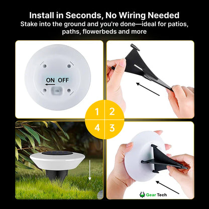 Skorter | Solar-Powered Garden Lights | Rust-Proof, Weatherproof & Ideal for Year-Round Outdoor Use