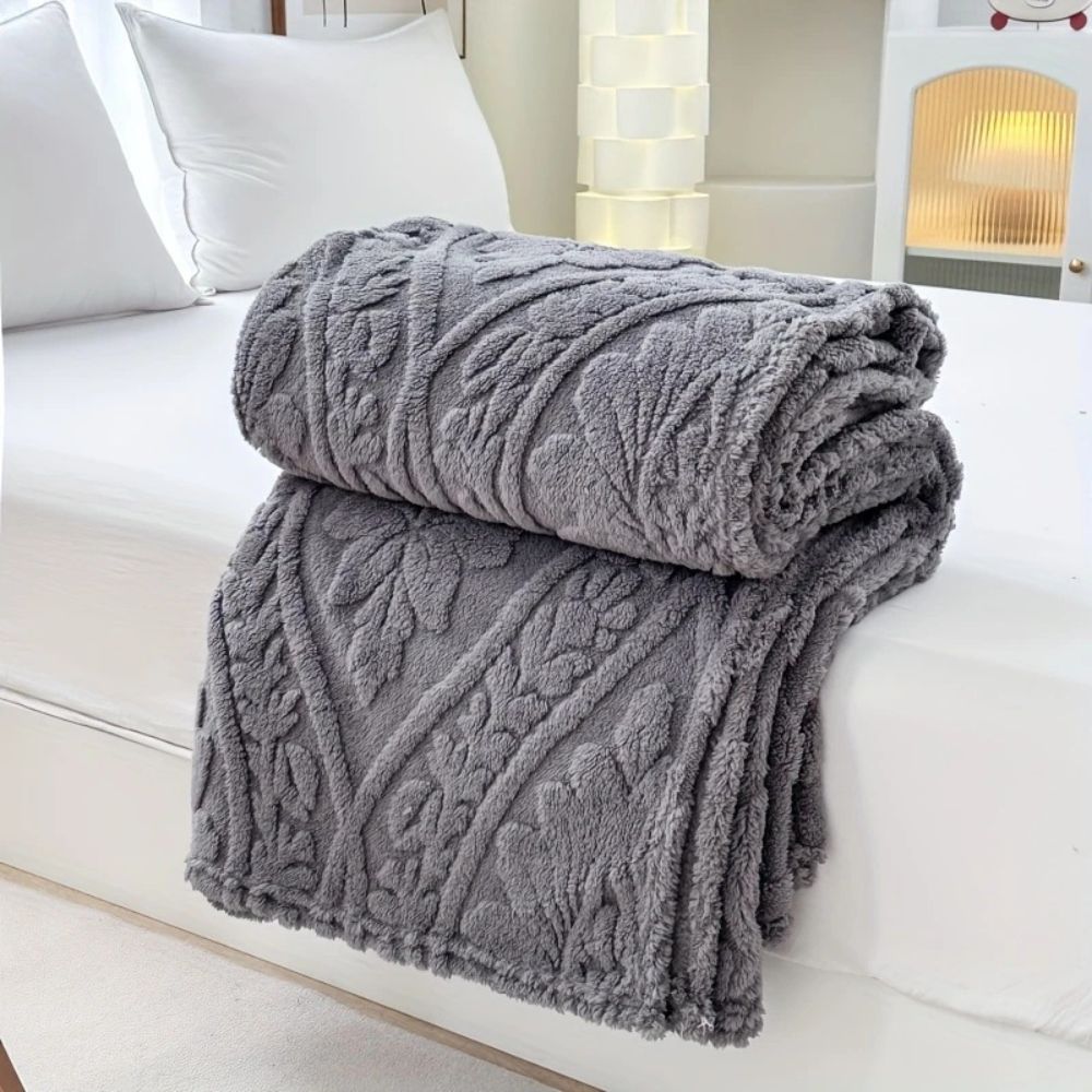 Skorter | Paris Weave Jacquard Fleece Blanket