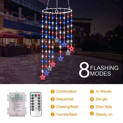 Skorter | Patriotic LED Wind Chime Light