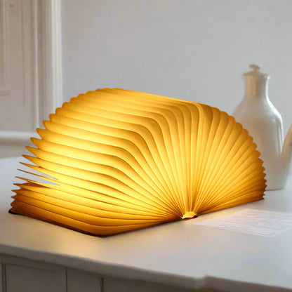 Skorter | Folding Book Light – Unique and Quirky Gift Idea for Book Lovers, Perfect for Reading Nooks or Bedside Tables | Creative and Compact Night Light