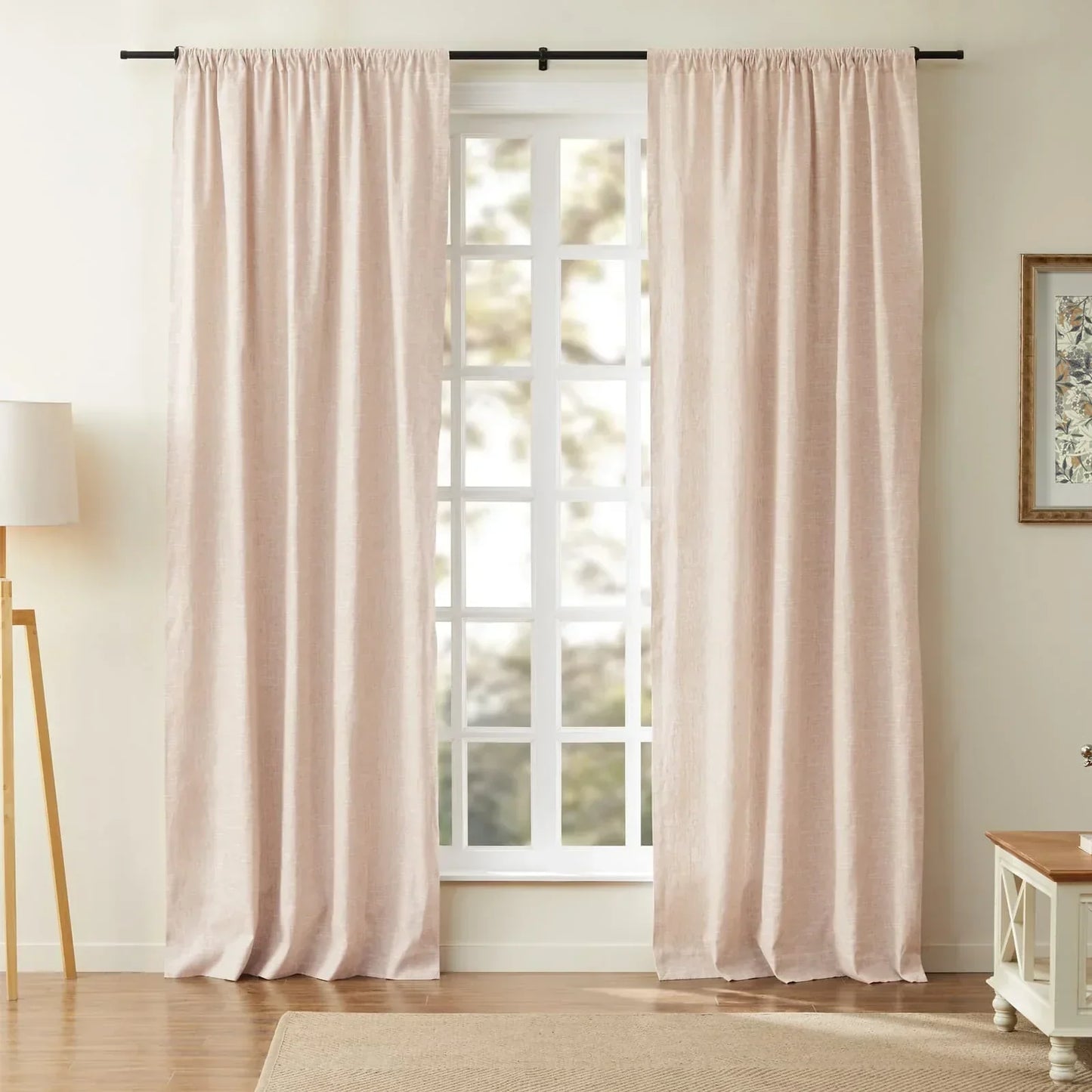 Skorter | Aira - Linen-Cotton Curtain with Soft Fabric