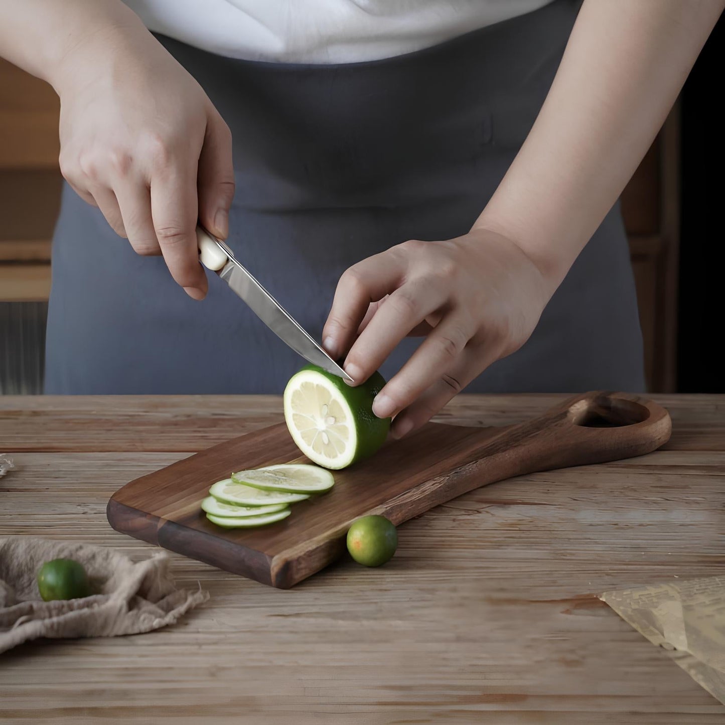 Skorter to cut in acacia wood