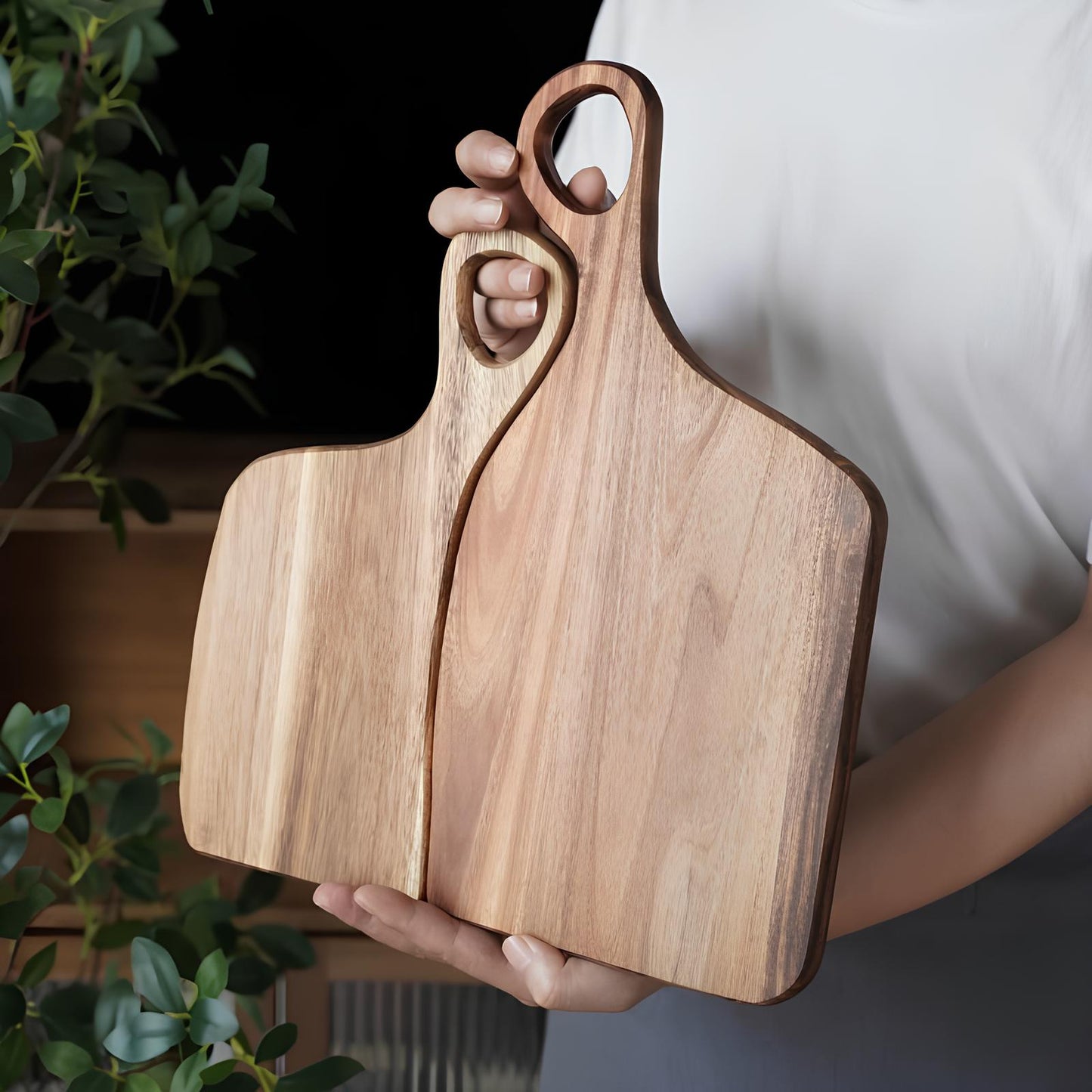Skorter to cut in acacia wood