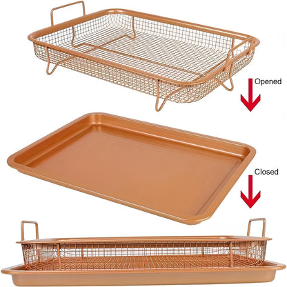 Skorter for Versatile Nonstick Cooking with Basket