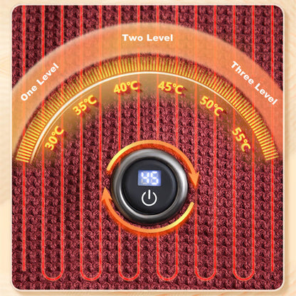 Skorter | CozyWarm USB Heated Blanket – Portable Electric Throw with 3 Heat Settings & Soft Fleece Fabric