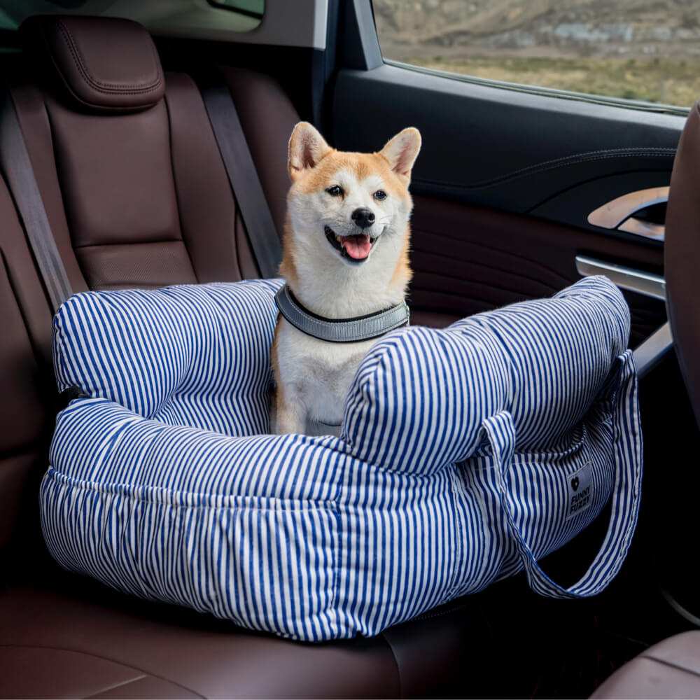 Skorter | ComfyRide | Dog Car Seat Bed – Safe, Soft & Travel-Friendly Pet Carrier