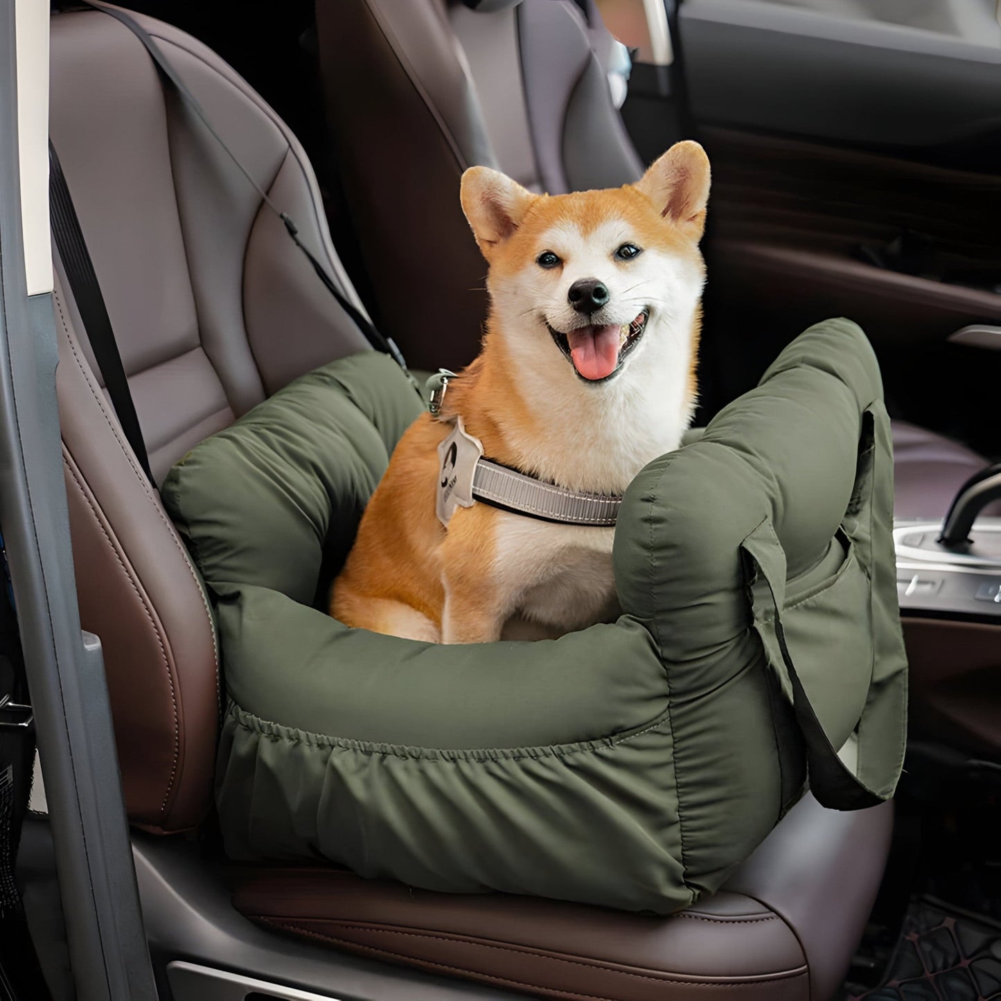Skorter | ComfyRide | Dog Car Seat Bed – Safe, Soft & Travel-Friendly Pet Carrier