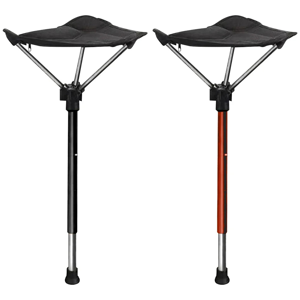 Skorter | Adjustable Aluminum Alloy Folding Camping Stool 125kg Load Bearing for Hiking Travel
