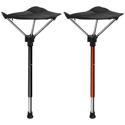 Skorter | Adjustable Aluminum Alloy Folding Camping Stool 125kg Load Bearing for Hiking Travel