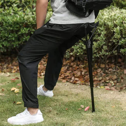 Skorter | Adjustable Aluminum Alloy Folding Camping Stool 125kg Load Bearing for Hiking Travel