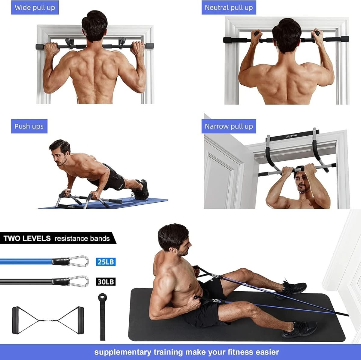 Skorter | Door frame pull-up bar for effective upper body training at home