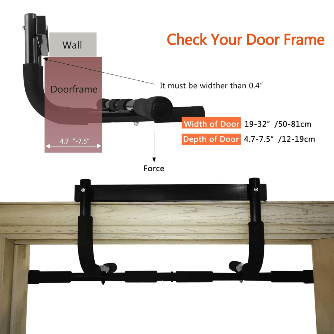 Skorter | Door frame pull-up bar for effective upper body training at home