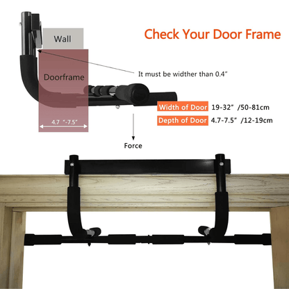 Skorter | Door frame pull-up bar for effective upper body training at home
