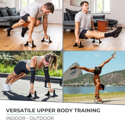 Skorter | Ergonomic wooden parallettes for safe push-up training