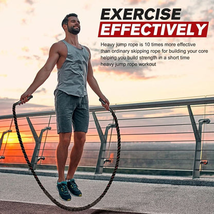 Skorter | Adjustable Jump Rope with Weights for Strength & Endurance Training