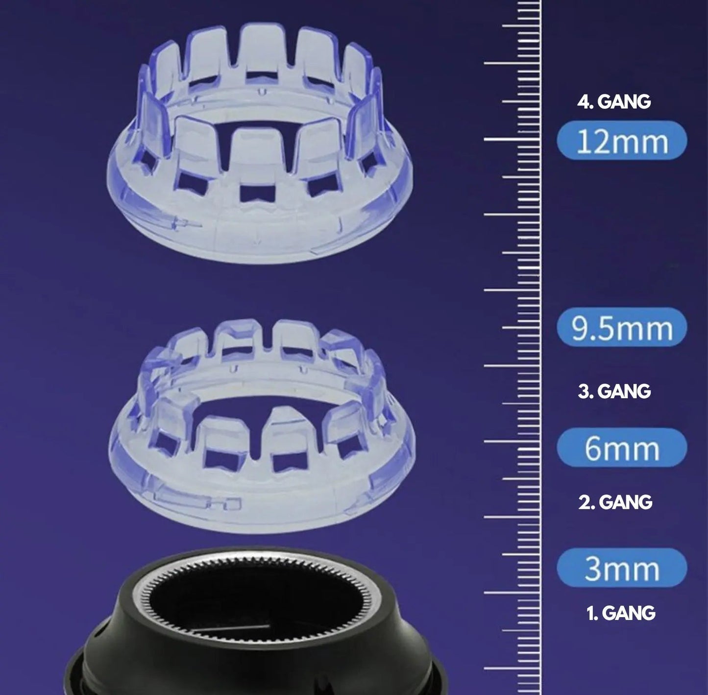 Skorter | EdgePro | Wireless Hair Clipper – Precision Trimmer, USB Rechargeable