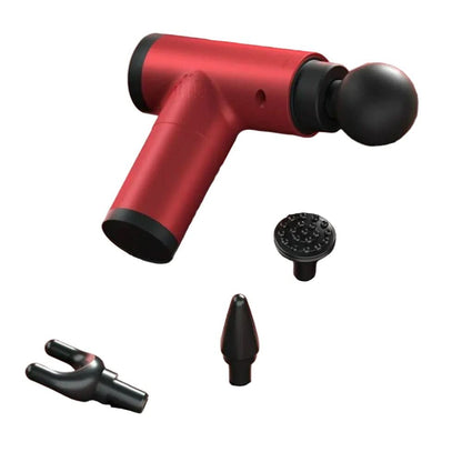 Skorter | Compact fascia gun with 6 settings & 4 massage heads