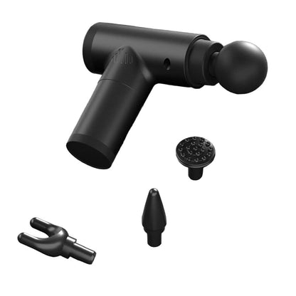 Skorter | Compact fascia gun with 6 settings & 4 massage heads