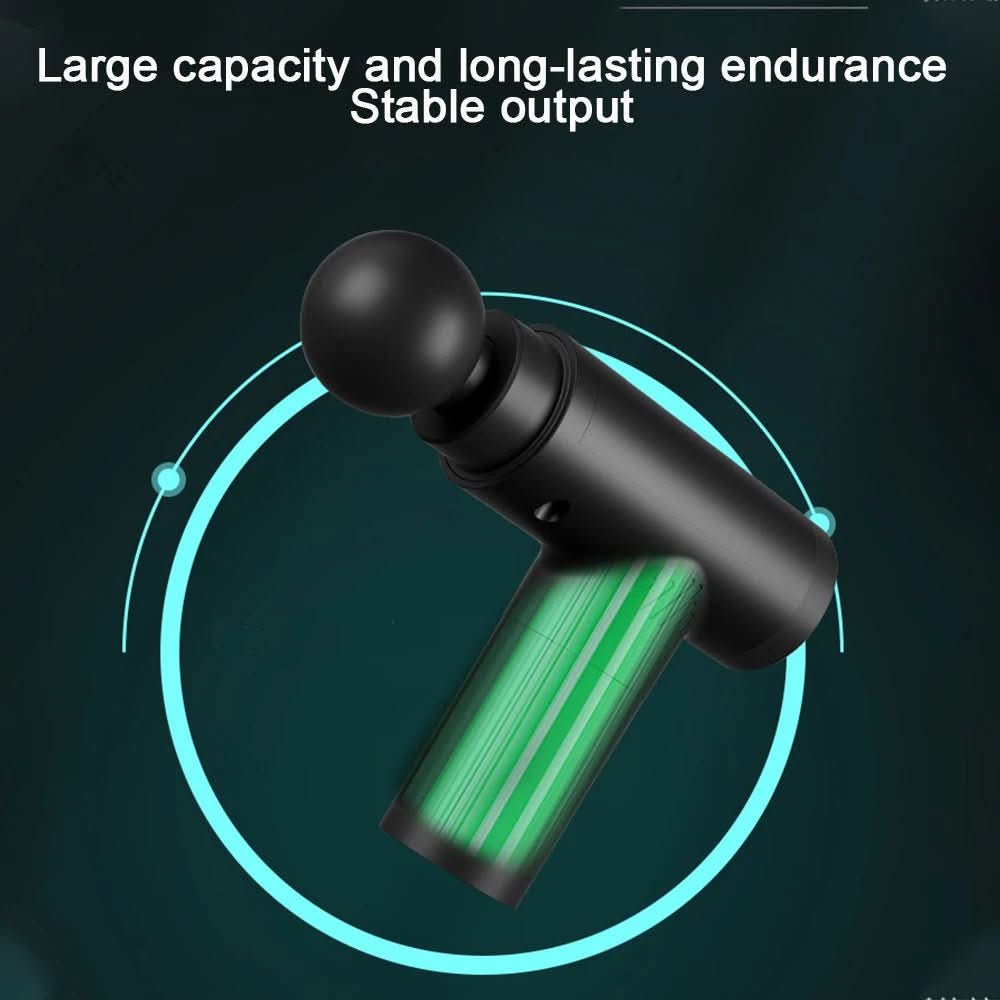 Skorter | Compact fascia gun with 6 settings & 4 massage heads