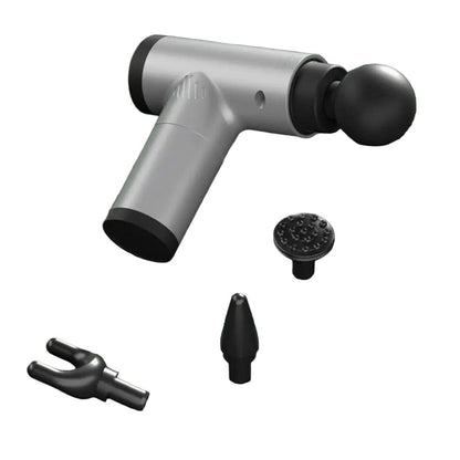 Skorter | Compact fascia gun with 6 settings & 4 massage heads