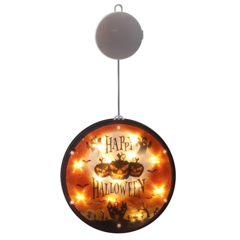 Skorter | Halloween Ghost Colorful Fabric 1-Light Battery LED Adhesive Pendant Lights String