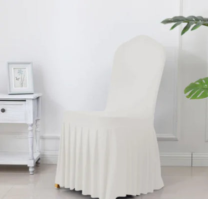 Skorter | Chair cover with pleated skirt