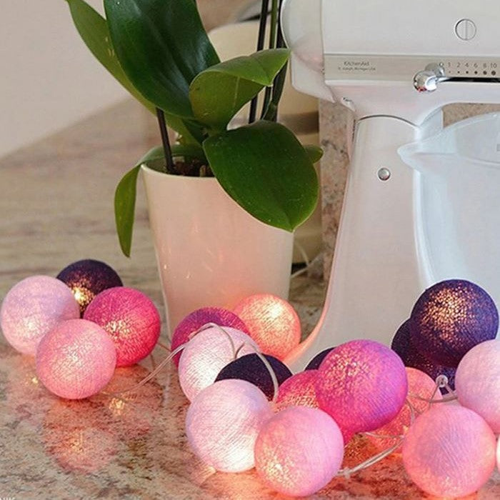 Skorter | Royallure Cotton Balloon String Lights – Cozy Decoration for Home & Celebrations