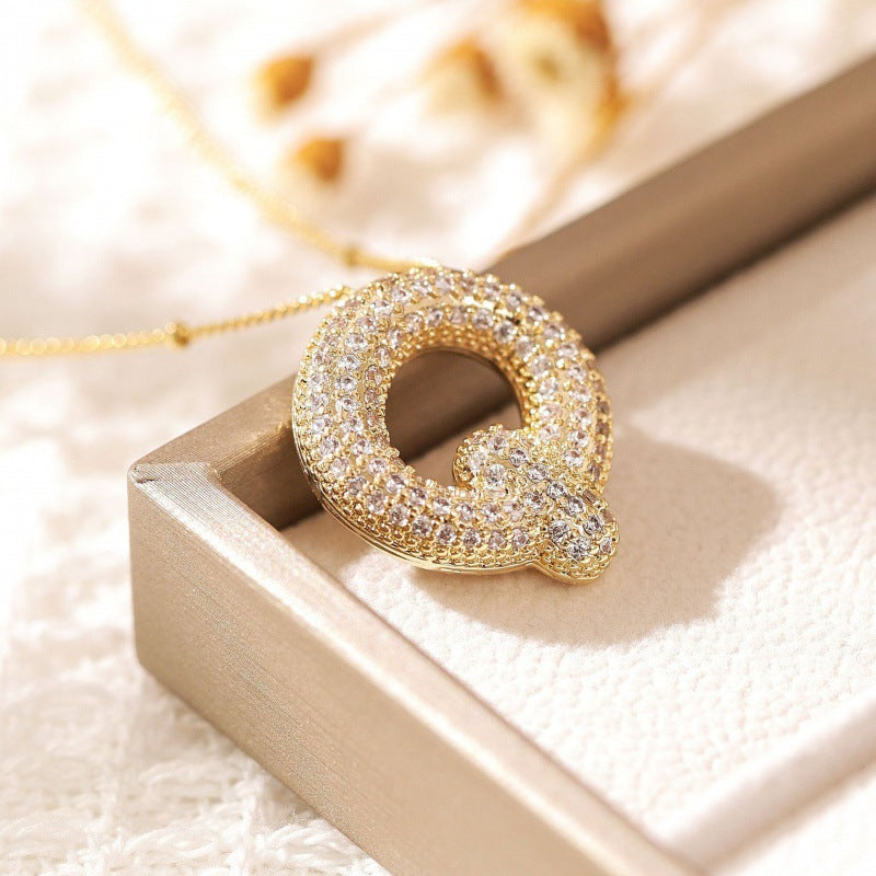 Skorter | Alphabet-Diamond-Pendant-Necklace