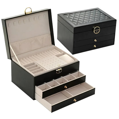 Skorter | EleganceBox Luxury Jewelry Box – Multiple Storage Box for Jewelry