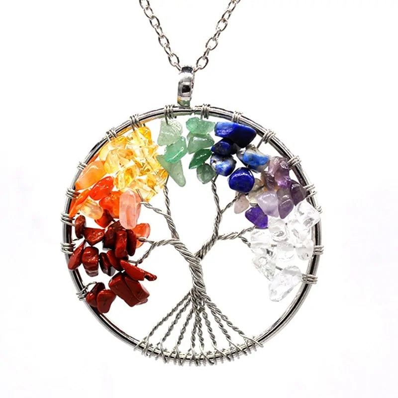 Skorter | 7 Chakra Tree of Life Pendant