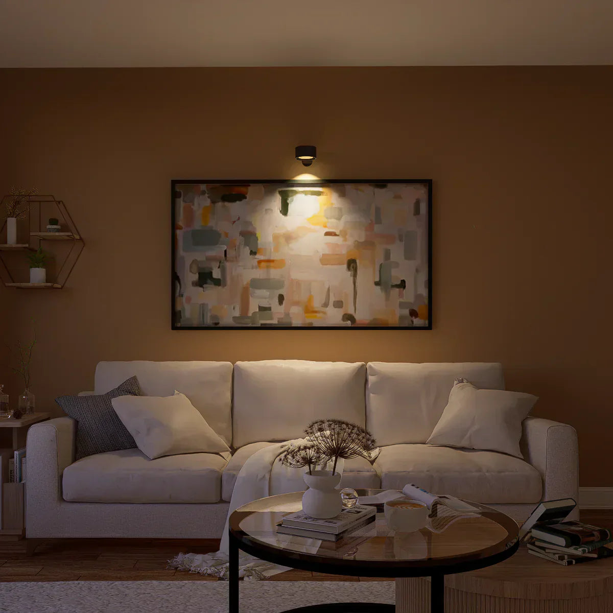 Skorter | Spotlight Wireless Wall Lamp - 360° Rotation, Dimmable, Rechargeable Wall Light