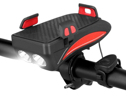 Skorter | Compact 4-in-1 bicycle device with horn, light & charging function