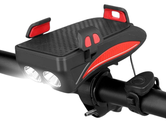 Skorter | Compact 4-in-1 bicycle device with horn, light & charging function