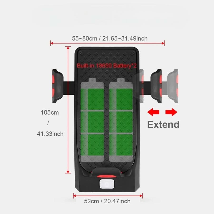 Skorter | Compact 4-in-1 bicycle device with horn, light & charging function
